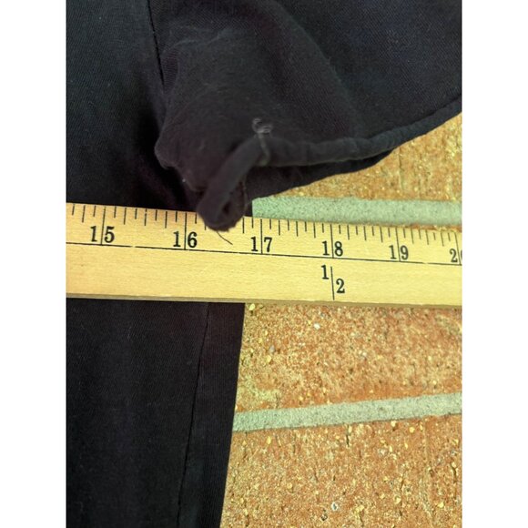 Zara Trafaluc Black "I Am What I Am" Tie-Back T-Shirt S Cotton Blend - Picture 9 of 10